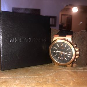 Michael Kors Big Face Matte Gold Watch